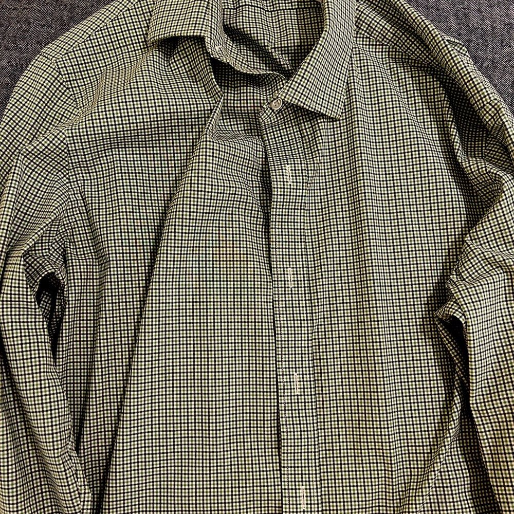 Green & Blue J. Crew Dress Shirt EUC